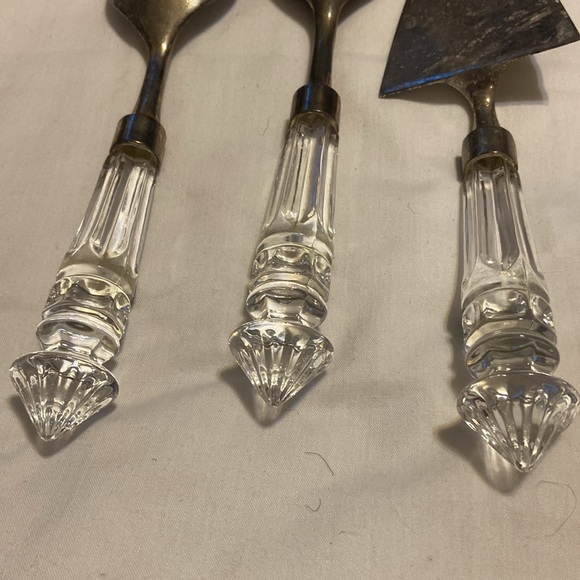 Shannon Crystal designs of Ireland Silver Plate Vintage Serving Pieces SET of 3 - Picture 5 of 5